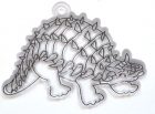 Ablakdekor Dinoszaurusz 5. 5 db/cs
